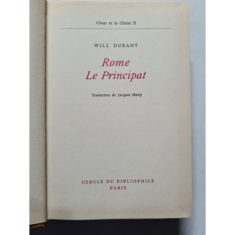 Rome Le Principat