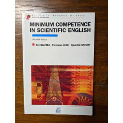 Minimum competence in scientific English