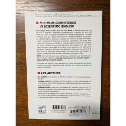 Minimum competence in scientific English