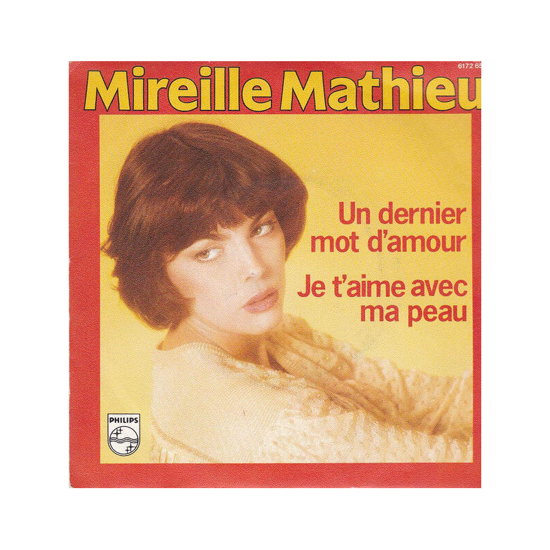 Un Dernier Mot D'amour / Je T'aime Avec Ma Peau