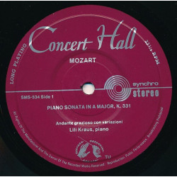 Piano Sonata In A Major K. 331