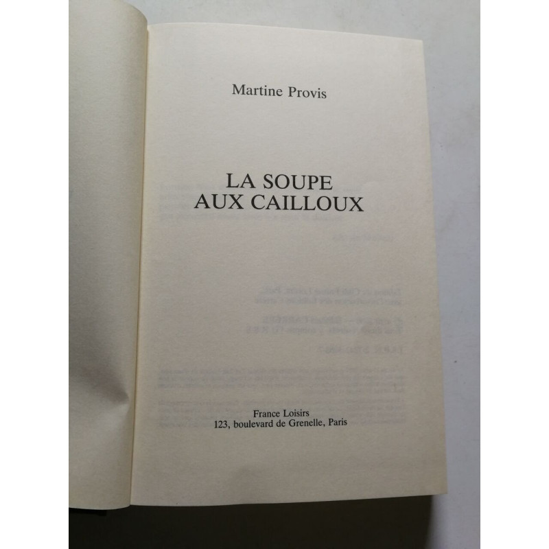 La soupe aux cailloux
