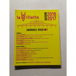 La Villette Saison 2016-2017