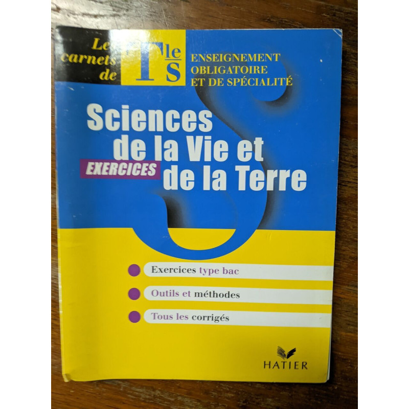 Sciences De La Vie Et De La Terre Terminale S. Exercices