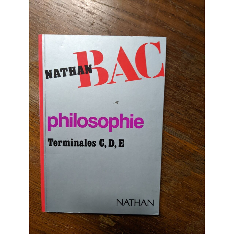 Philosophie terminales C D E