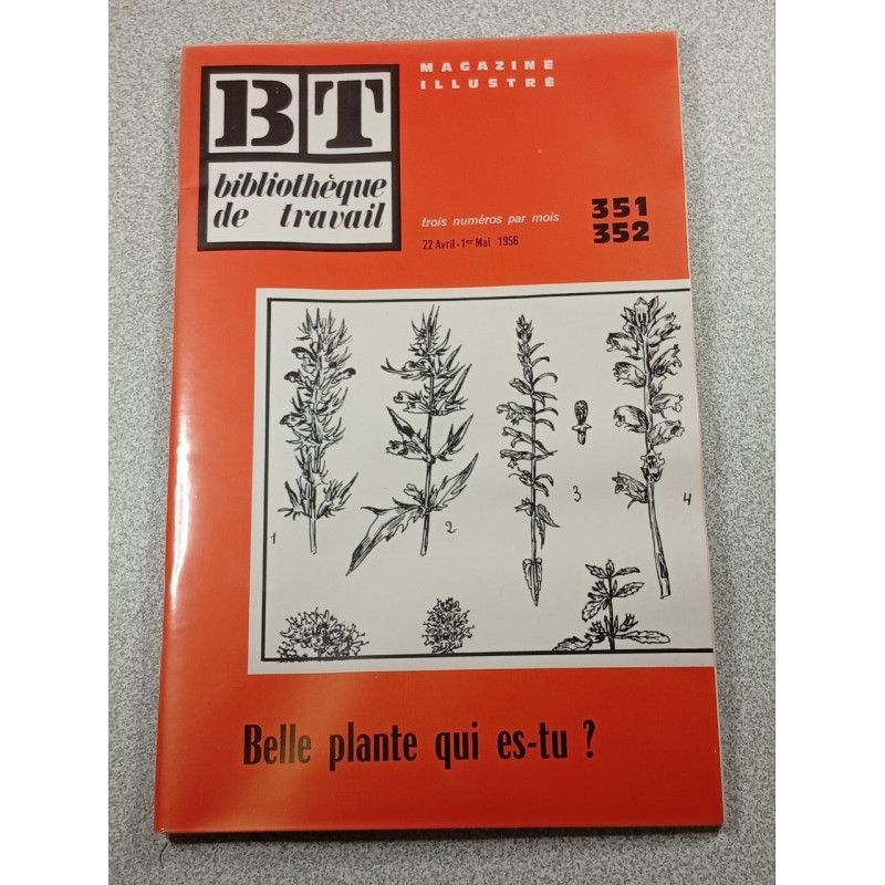 BT bibliothèque de travail n°351-352