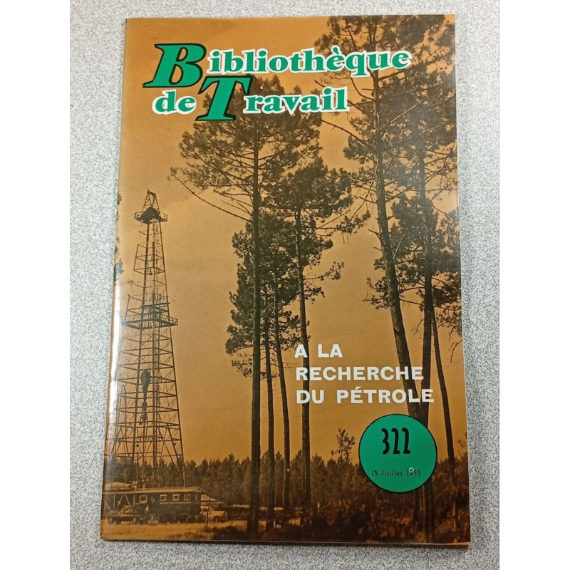 BT bibliothèque de travail n°322