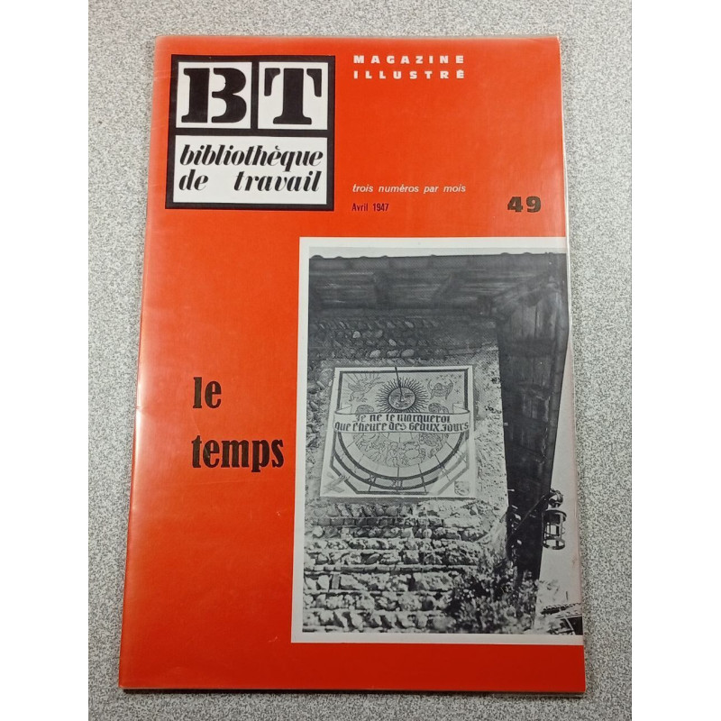 BT bibliothèque de travail n°49