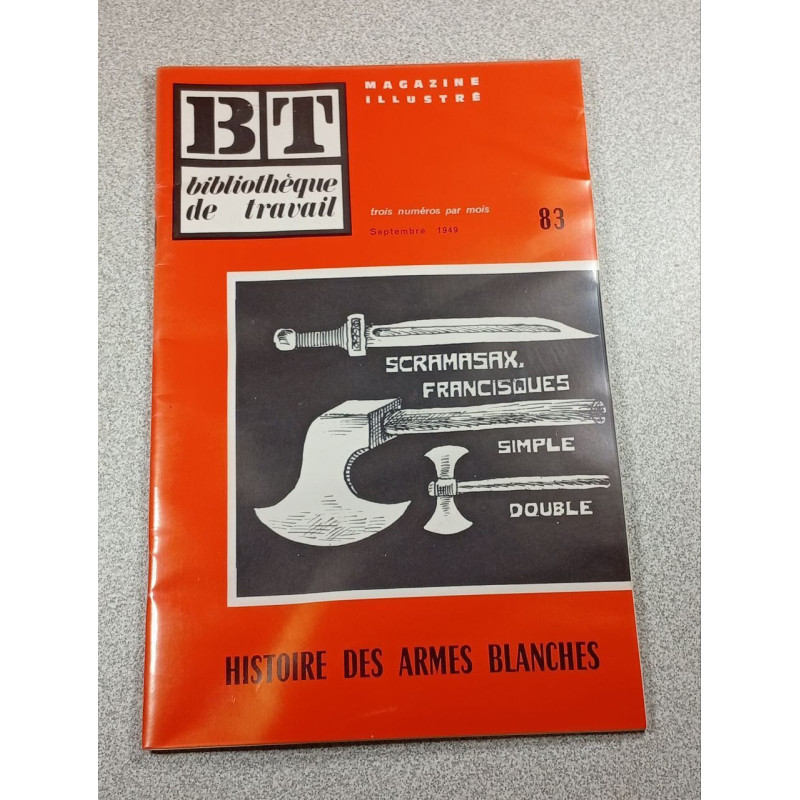 BT bibliothèque de travail n°83