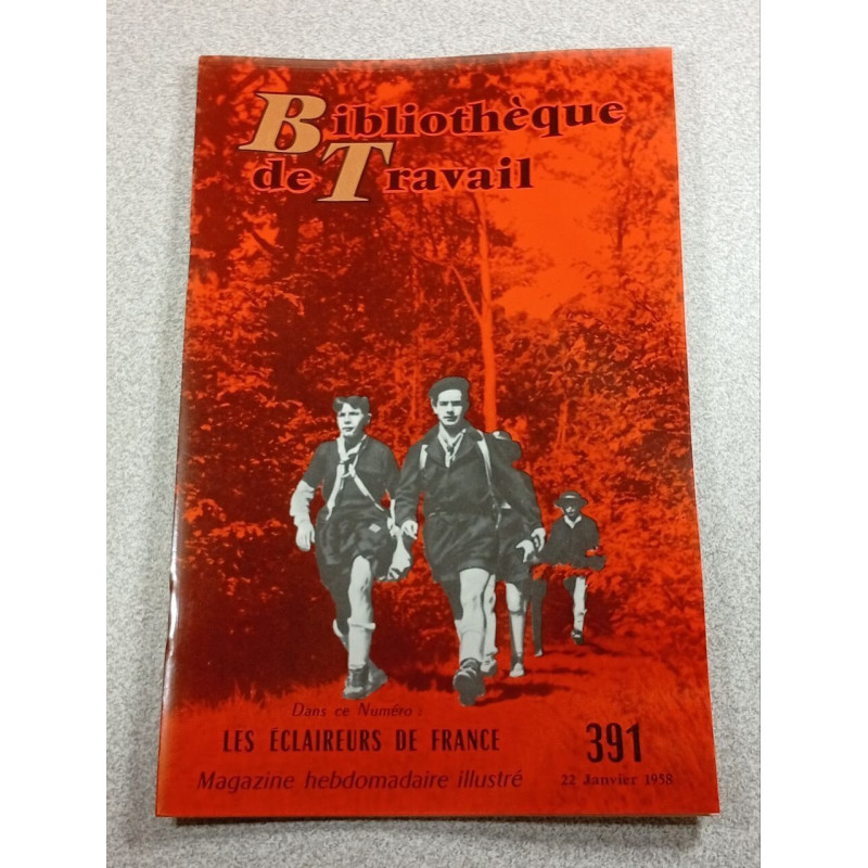 BT bibliothèque de travail n°391