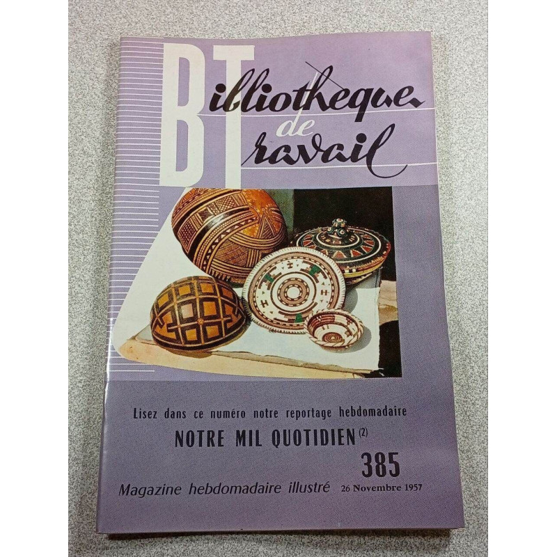 BT bibliothèque de travail n°385