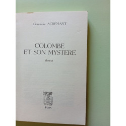Colombe et son mystere : roman