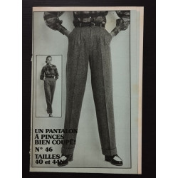 UN PANTALON À PINCES BIEN COUPÉ! nº 46