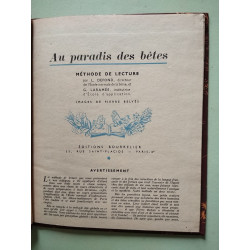 Au paradis des bêtes - premier livret