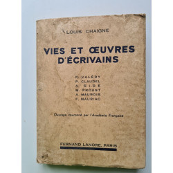 Vies et œuvres d'écrivains