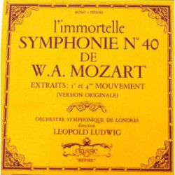 L'immortelle Symphonie N°40 - Extraits 1er Et 4ème Mouvement...
