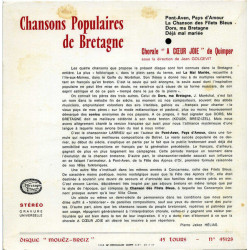 Chansons Populaires De Bretagne