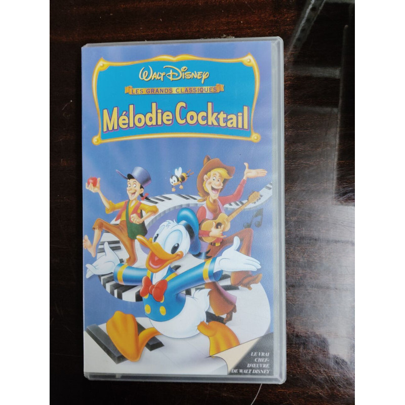 VHS - Walt Disney Les Grands Classiques Mélodie Cocktail