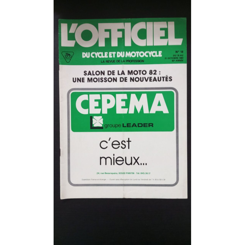 L'Officiel du cycle du motocycle et de la motoculture N° 18