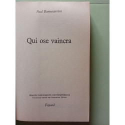 Qui ose vaincra