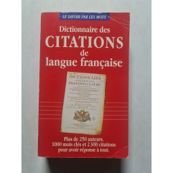 Dictionnaire des citations