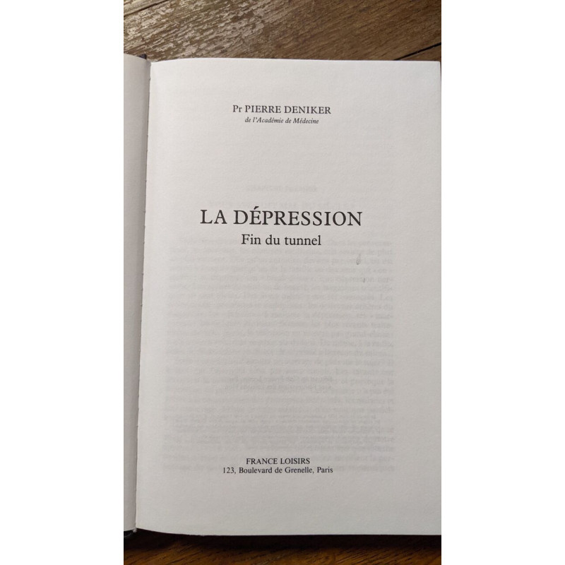 La dépression