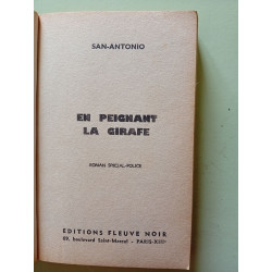 En peignant la girafe