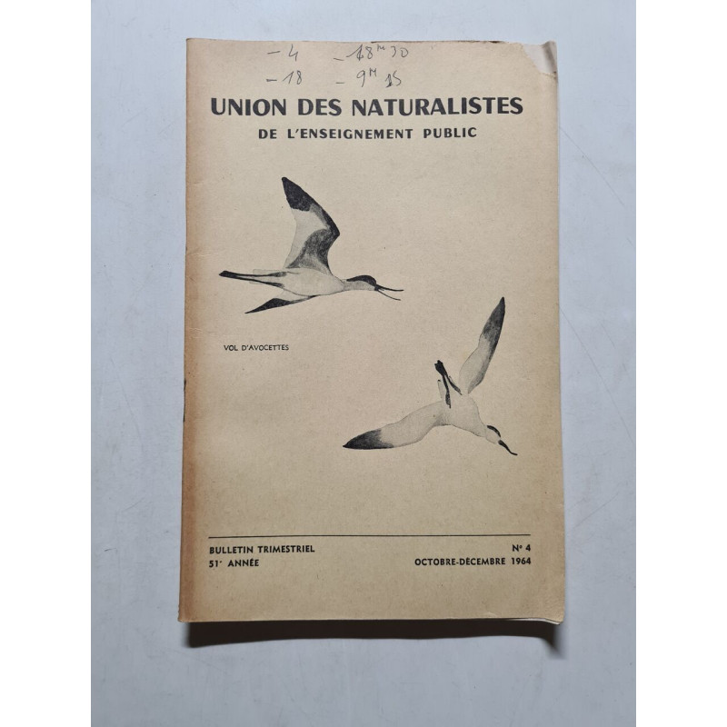Bulletin Trimestriel de l'Union des Naturalistes nº 4 1964