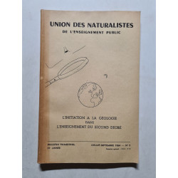 Union des Naturalistes de l'enseignement public 1964 nº 3 51 annees