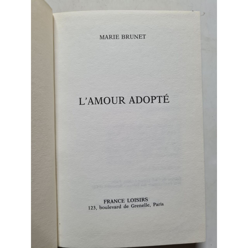 L'amour adopté