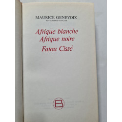 Afrique blanche Afrique noire