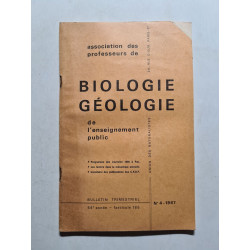 BIOLOGIE GÉOLOGIE de l'enseignement public 54 annee nº 3 1967