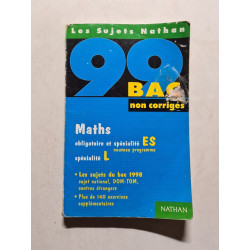 Maths obligatoire et spécialité ES spécialité L: [les sujets du...