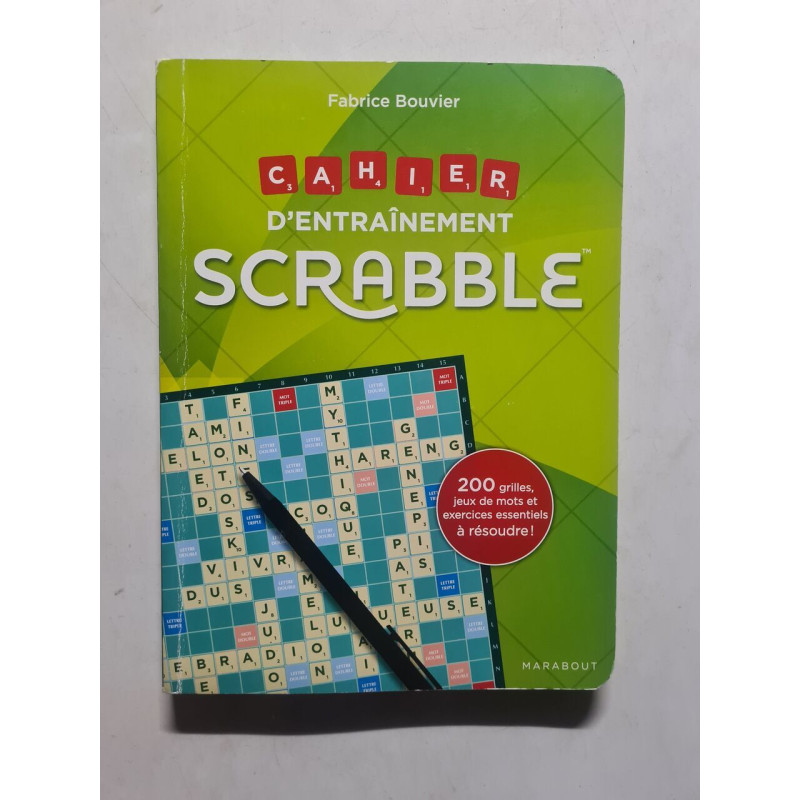 Cahier d'entraînement Scrabble