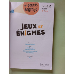 Jeux et énigmes - Du CE2 au CM1 - Cahier de vacances 2025