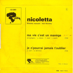 Ma Vie C'Est Un Manège / Je N'Pourrai Jamais T'Oublier