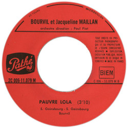 Ça (Je T'aime Moi Non Plus) / Pauvre Lola
