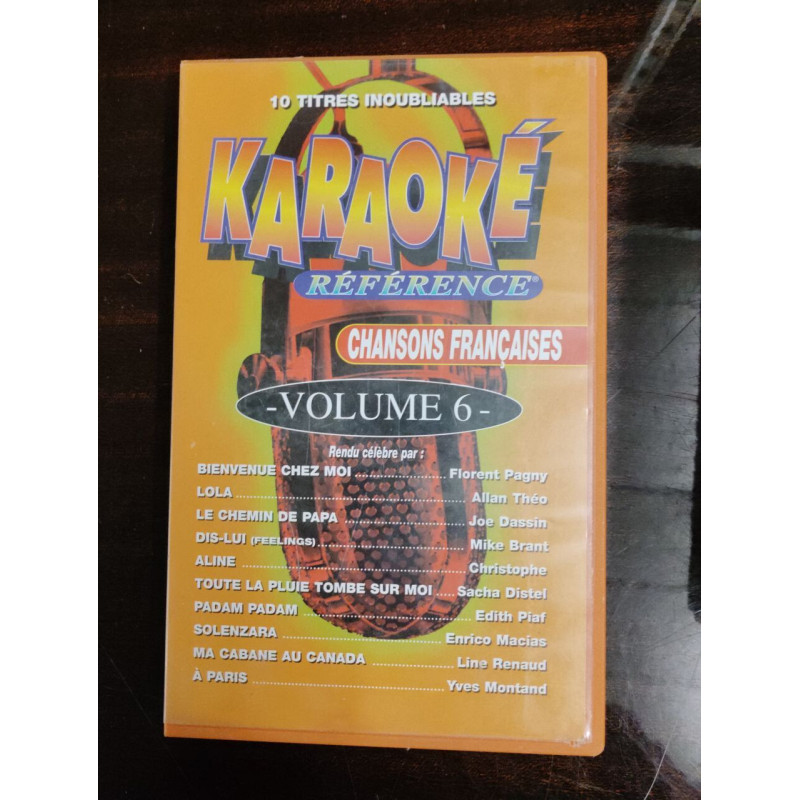 VHS - Karaoké Réference Chansons Françaises Volume 6
