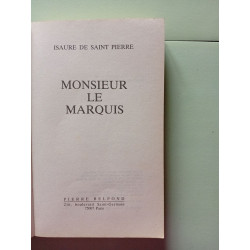 Monsieur le marquis (French Edition)