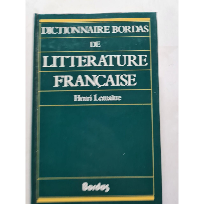 Dictionnaire Bordas de littérature française