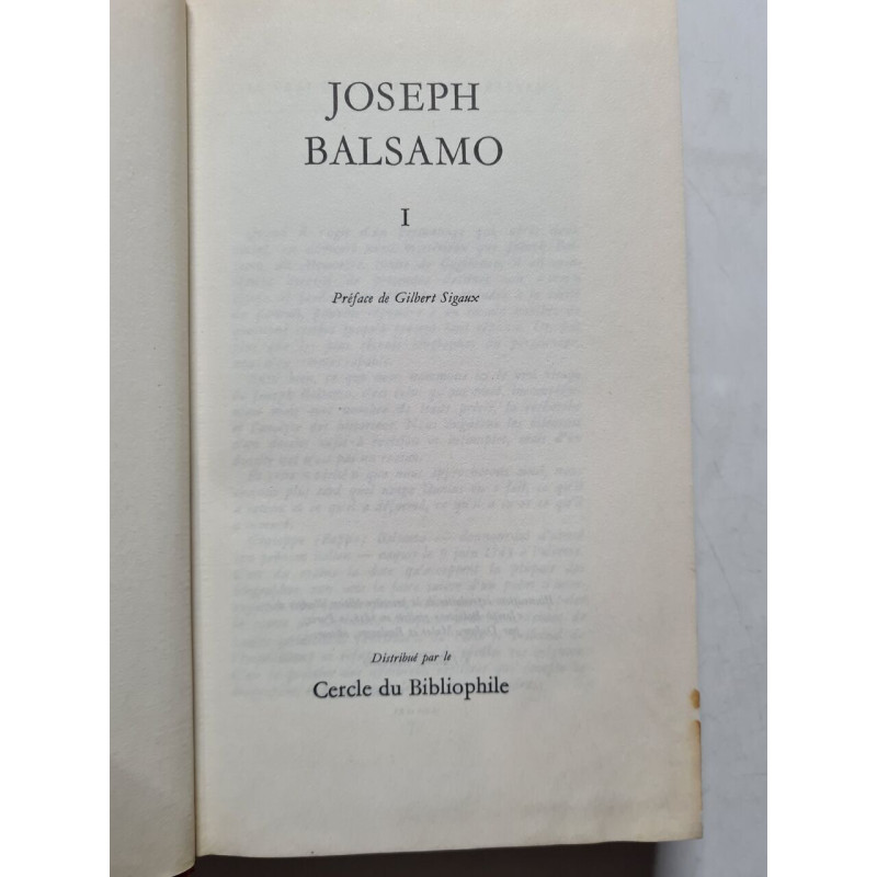 Joseph Balsamo I