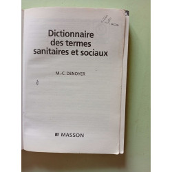Dictionnaire des termes sanitaires et sociaux