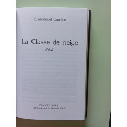 La classe de neige