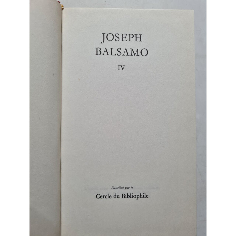Joseph Balsamo IV