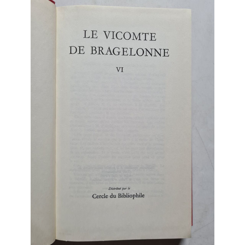 Le Vicomte de Bragelonne VI