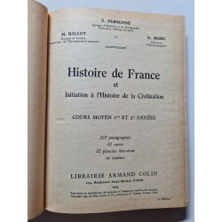 Histoire de France et Initiation à l'Histoire de la Civilisation