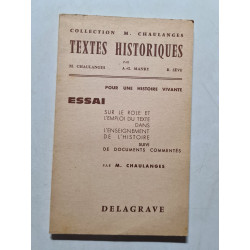 Textes historiques