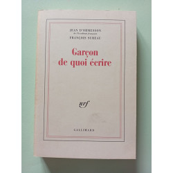 Garçon de quoi écrire