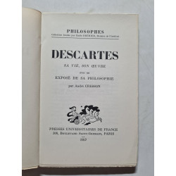 Descartes. Sa vie son œuvre sa philosophie
