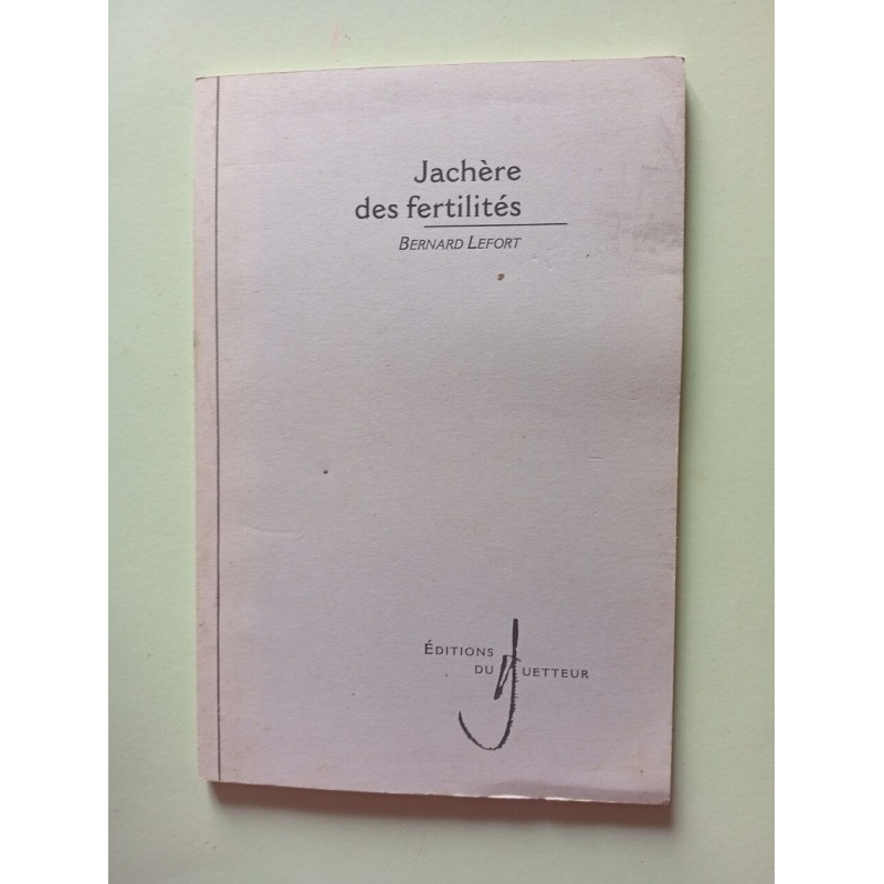 Jachère des fertilités